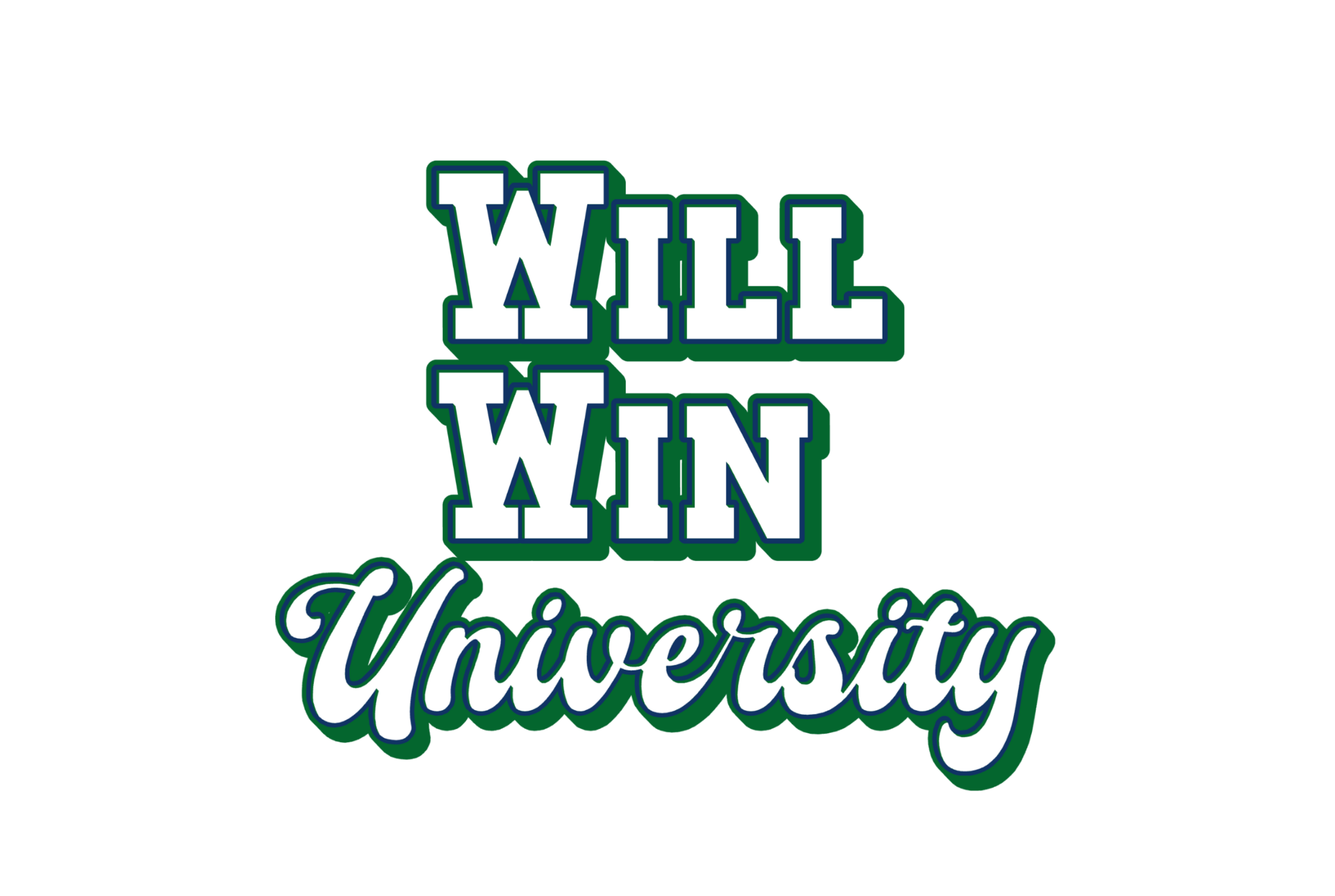 Will Win Pennant Flag, Crest and Pin, Chalkboard (1)